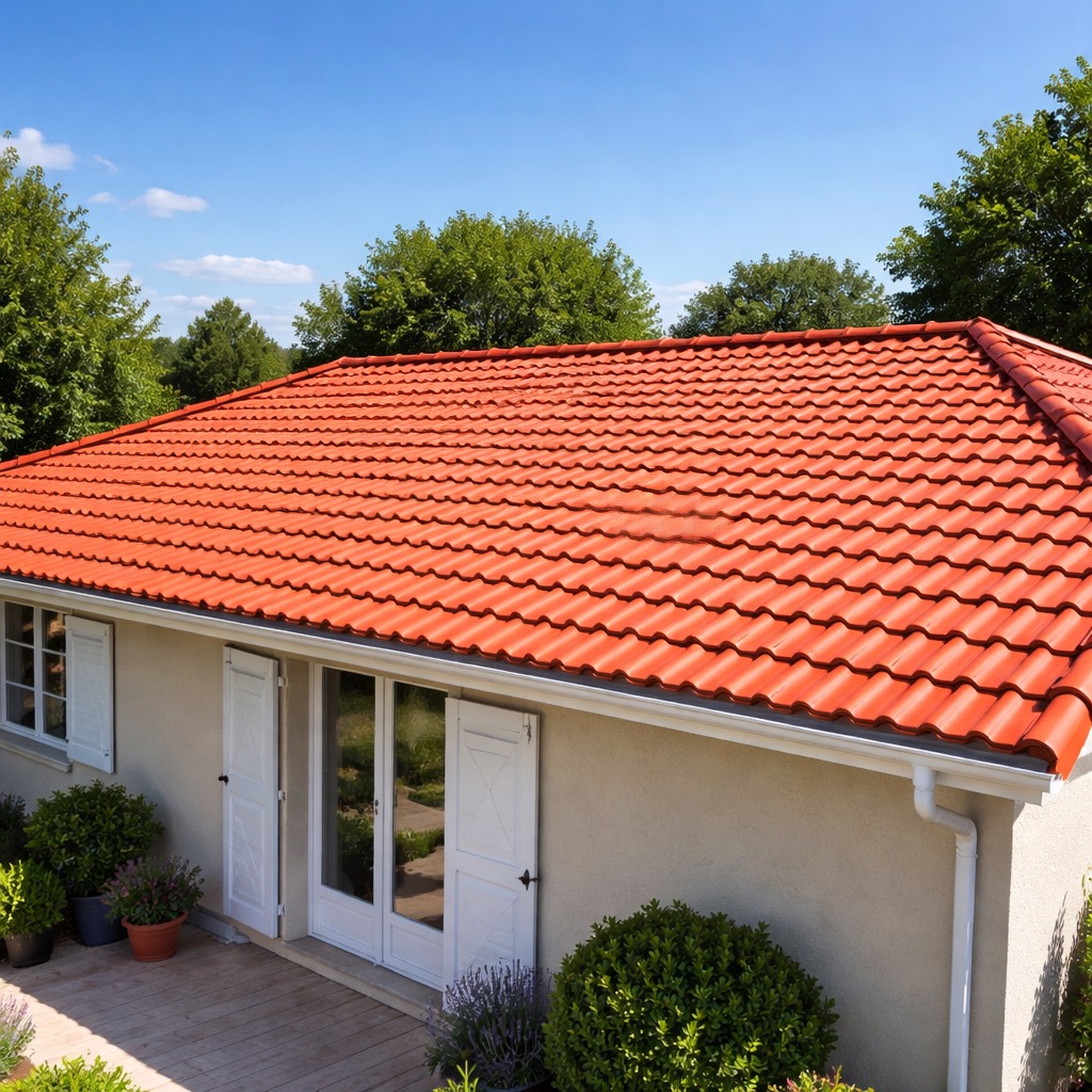 Toiture après rénovation résine 1